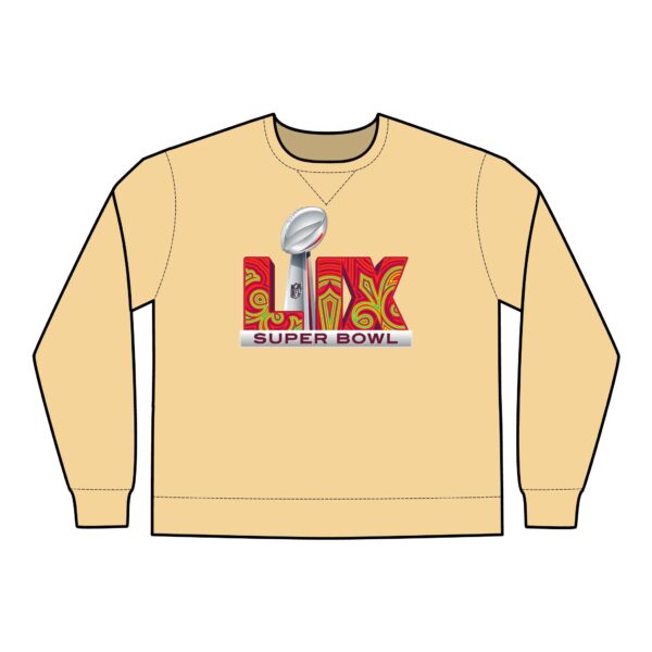 Kansas City Chiefs vs Philadelphia Eagles 2025 Super Bowl LIX Unisex ComfortWash® Garment Dyed Crewneck Sweatshirt - Image 3