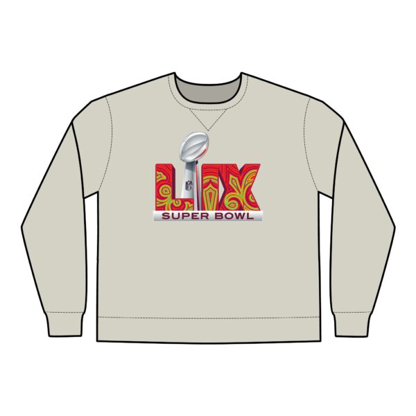 Kansas City Chiefs vs Philadelphia Eagles 2025 Super Bowl LIX Unisex ComfortWash® Garment Dyed Crewneck Sweatshirt - Image 5