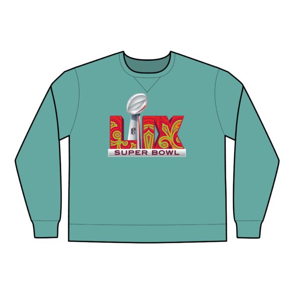 Kansas City Chiefs vs Philadelphia Eagles 2025 Super Bowl LIX Unisex ComfortWash® Garment Dyed Crewneck Sweatshirt - Image 21