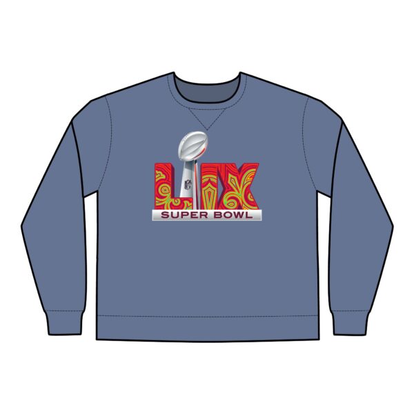 Kansas City Chiefs vs Philadelphia Eagles 2025 Super Bowl LIX Unisex ComfortWash® Garment Dyed Crewneck Sweatshirt - Image 23