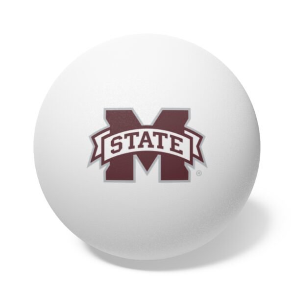 Mississippi State Bulldogs Ping Pong Balls, 6 pcs