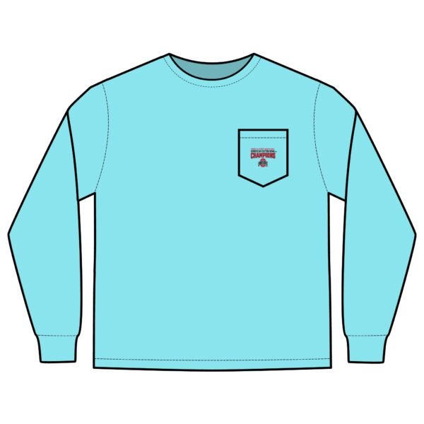 Ohio State Buckeyes 2025 National Champions Unisex Long Sleeve Pocket T-Shirt - Image 9