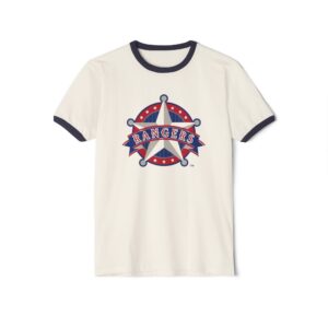 Texas Rangers Unisex Cotton Ringer T-Shirt