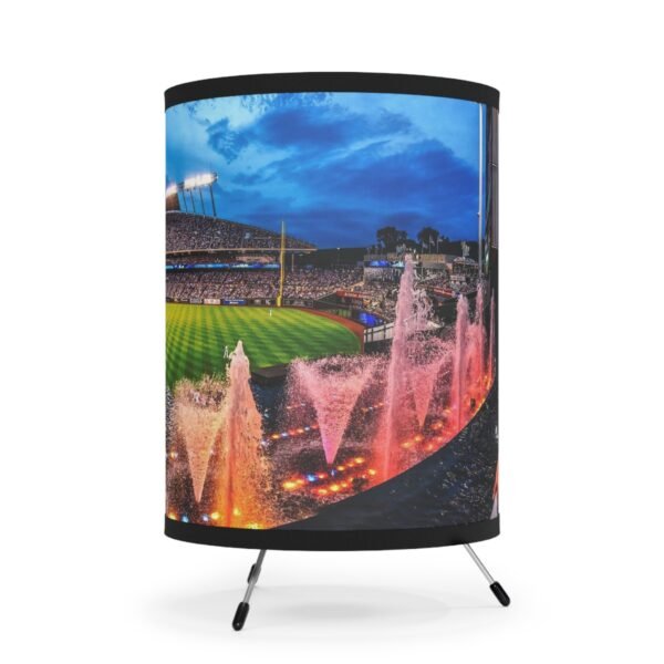 Kansas City Royals Kauffman Stadium Tripod Lamp with High-Res Printed Shade, USCA plug - Image 4