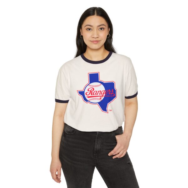 Texas Rangers Unisex Cotton Ringer T-Shirt - Image 3