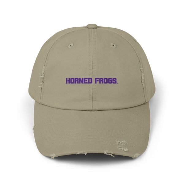 TCU Horned Frogs Unisex Distressed Cap - Image 9