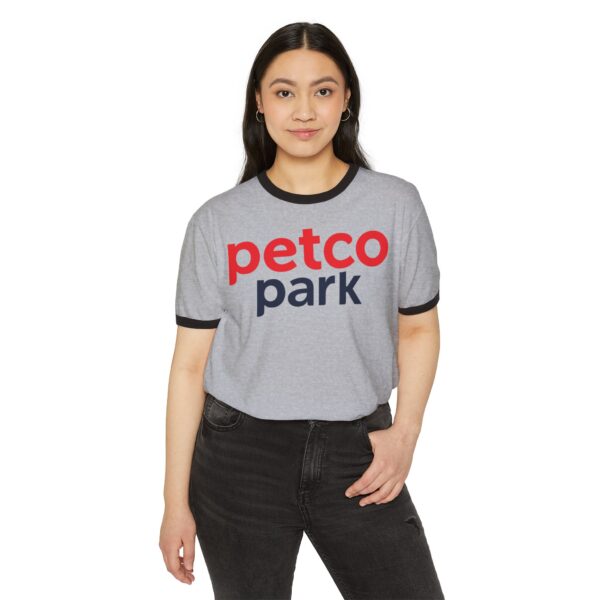San Diego Padres Petco Park Unisex Cotton Ringer T-Shirt - Image 15