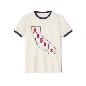 California Angels Unisex Cotton Ringer T-Shirt