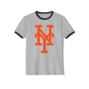 New York Mets Unisex Cotton Ringer T-Shirt