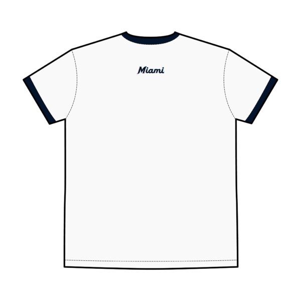 Miami Marlins Men's Staple Ringer Tee - Image 2