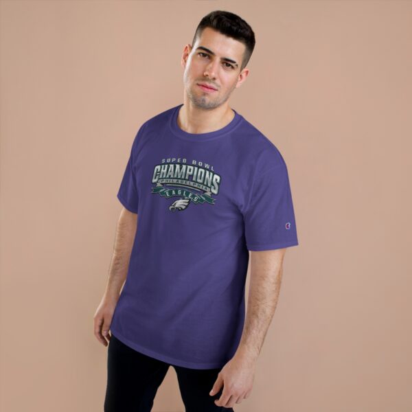 Philadelphia Eagles Super Bowl LIX Champions Champion T-Shirt - Image 23