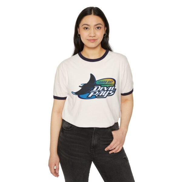 Tampa Bay Rays Unisex Cotton Ringer T-Shirt - Image 15