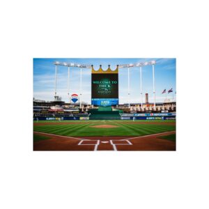 Kansas City Royals Kauffman Stadium Fine Art Posters