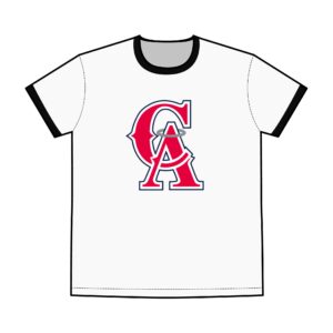 California Angels Men's Staple Ringer Tee