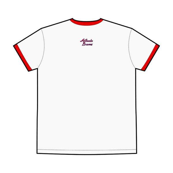Atlanta Braves Men's Staple Ringer Tee - Image 4