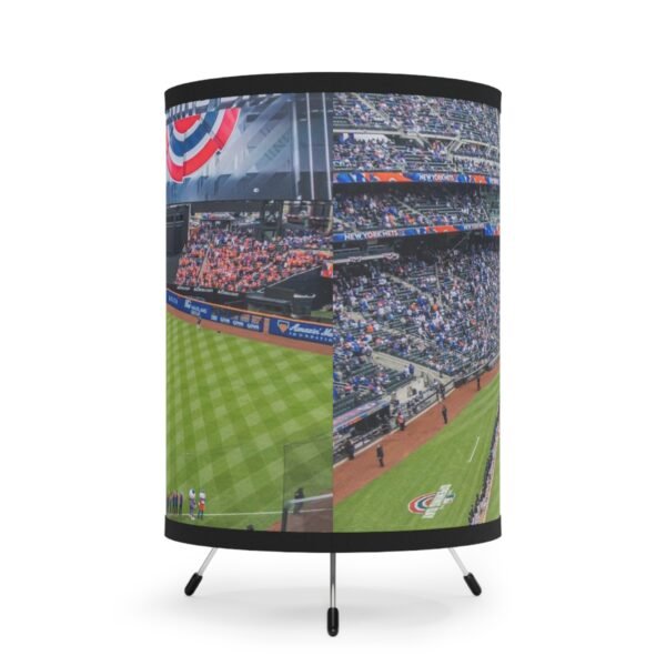 New York Mets Citi Field Tripod Lamp with High-Res Printed Shade, USCA plug - Image 3