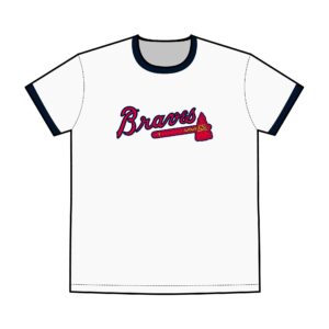 Atlanta Braves Men's Staple Ringer Tee