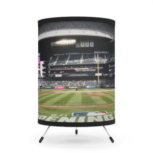 Seattle Mariners T-Mobile Park Tripod Lamp with High-Res Printed Shade, USCA plug