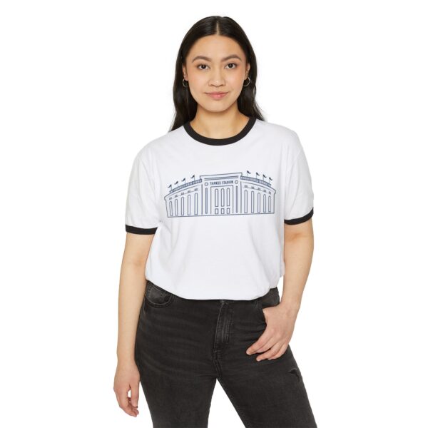 New York Yankees Stadium Unisex Cotton Ringer T-Shirt - Image 7