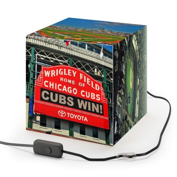 Chicago Cubs Wrigley Field Light Cube Lamp - Image 4