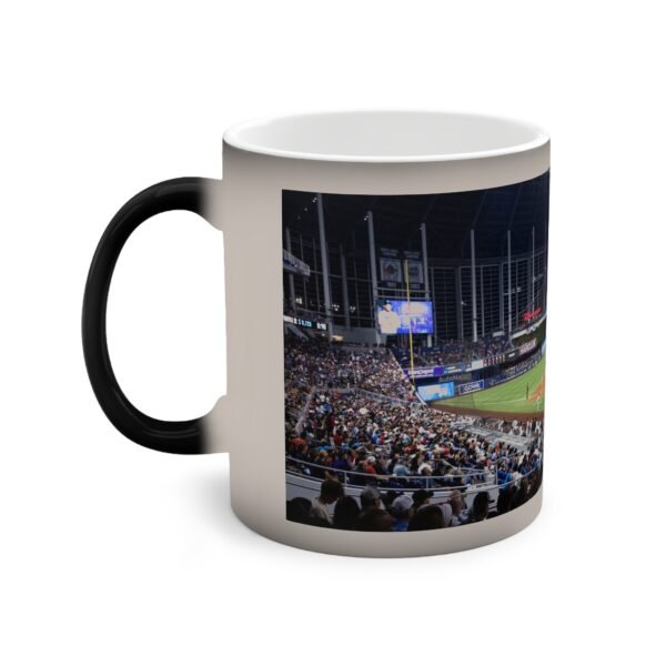 Miami Marlins loanDepot park Color-Changing Mug, 11oz - Image 4