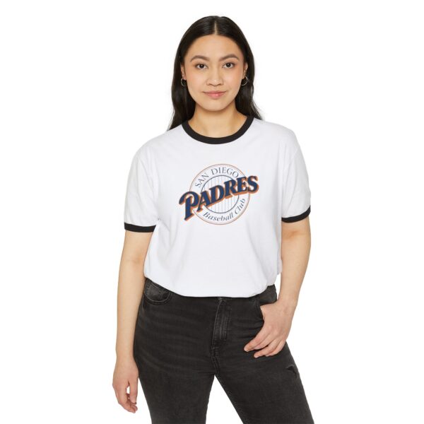 San Diego Padres Unisex Cotton Ringer T-Shirt - Image 11