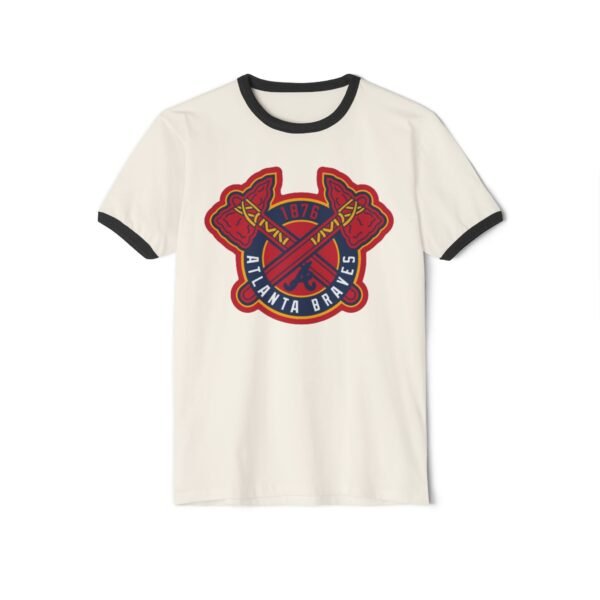 Atlanta Braves Unisex Cotton Ringer T-Shirt - Image 5