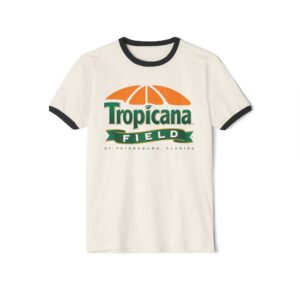 Tampa Bay Rays Tropicana Field Unisex Cotton Ringer T-Shirt
