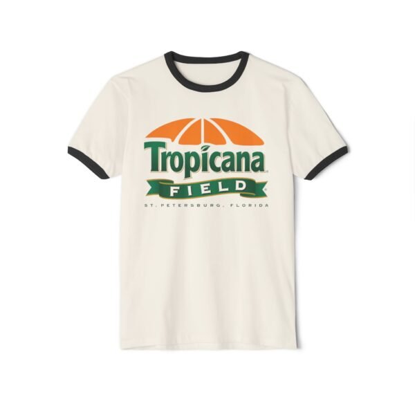 Tampa Bay Rays Tropicana Field Unisex Cotton Ringer T-Shirt
