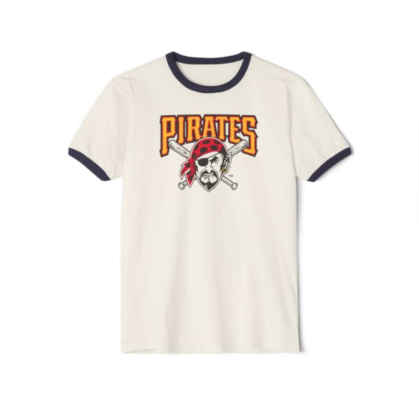 Pittsburgh Pirates Unisex Cotton Ringer T-Shirt - Image 5