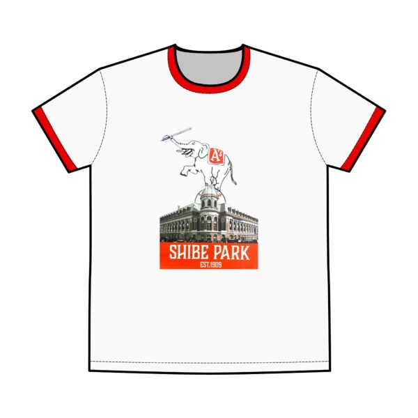 Philadelphia Shibe Park / Connie Mack Stadium Men's Staple Ringer Tee