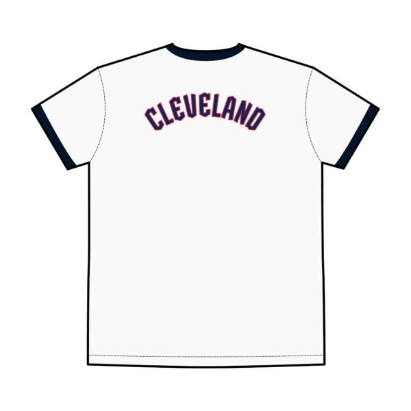 Cleveland Guardians Men's Staple Ringer Tee - Image 4