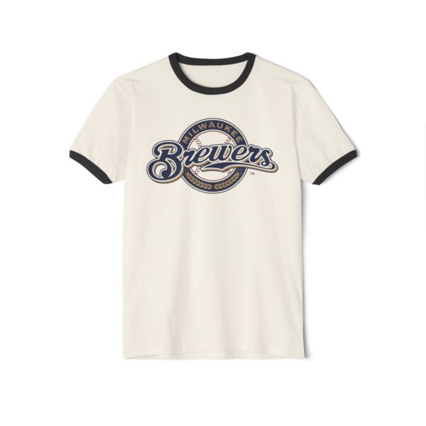 Milwaukee Brewers Unisex Cotton Ringer T-Shirt - Image 9