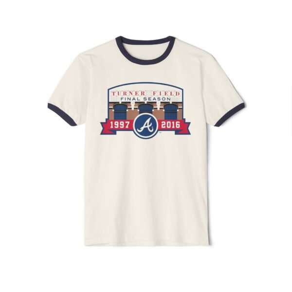 Atlanta Braves Turner Field Unisex Cotton Ringer T-Shirt
