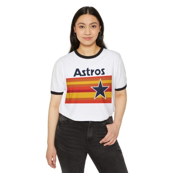 Houston Astros Unisex Cotton Ringer T-Shirt - Image 11