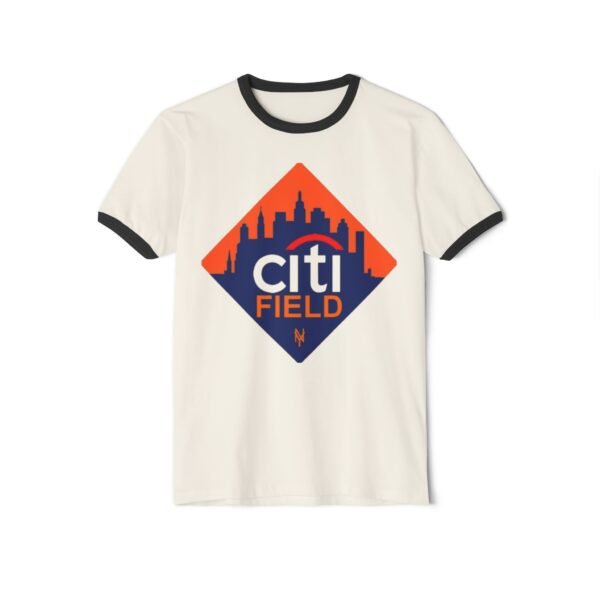 New York Mets Citi Field Unisex Cotton Ringer T-Shirt - Image 9