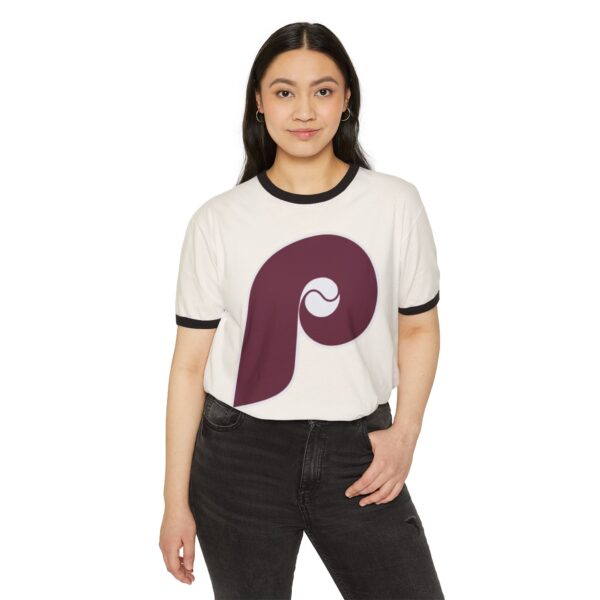 Philadelphia Phillies Unisex Cotton Ringer T-Shirt - Image 11
