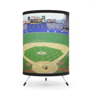 Cleveland Stadium Tripod Lamp with High-Res Printed Shade, USCA plug
