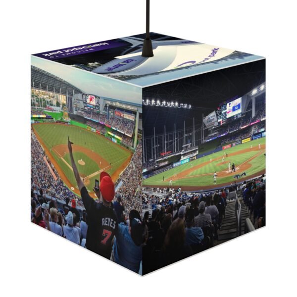Miami Marlins loanDepot park Light Cube Lamp - Image 2