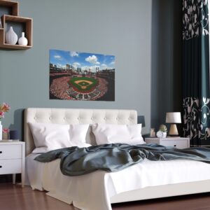 St. Louis Cardinals Busch Stadium Indoor and Outdoor Silk Posters