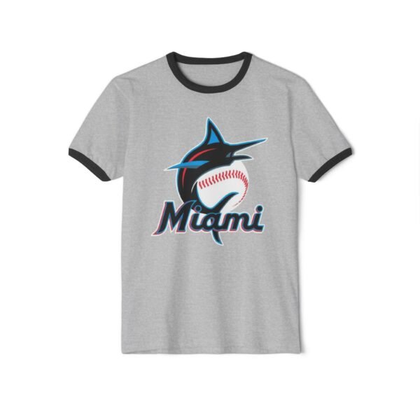 Miami Marlins Unisex Cotton Ringer T-Shirt
