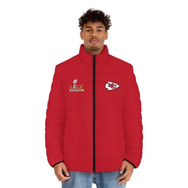 Kansas City Chiefs 2025 Super Bowl LIX Men's Puffer Jacket - Image 3