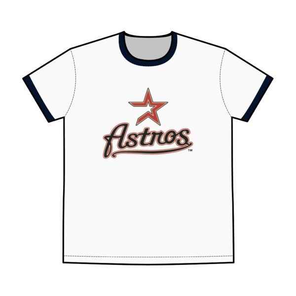 Houston Astros Men's Staple Ringer Tee - Image 5