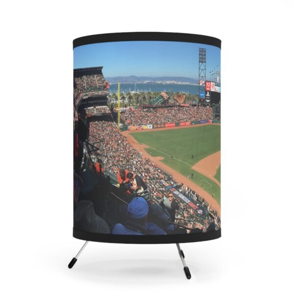 San Francisco Giants Oracle Park Tripod Lamp with High-Res Printed Shade, USCA plug - Image 2