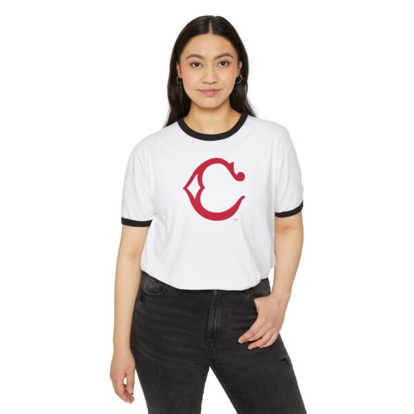Cincinnati Reds Unisex Cotton Ringer T-Shirt - Image 11