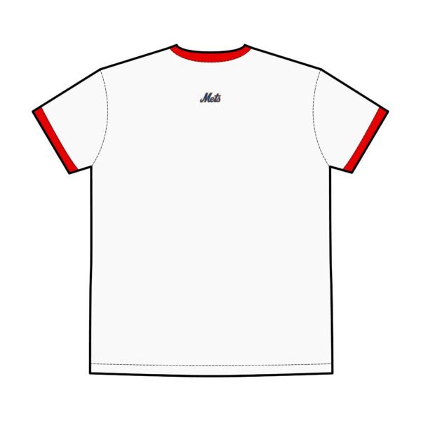New York Mets Shea Stadium Men's Staple Ringer Tee - Image 4