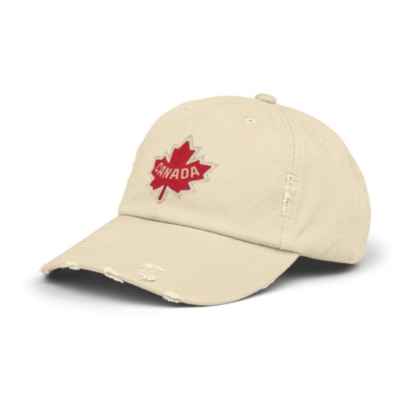 2025 4 Nations Face-Off Canada Unisex Distressed Cap - Image 2