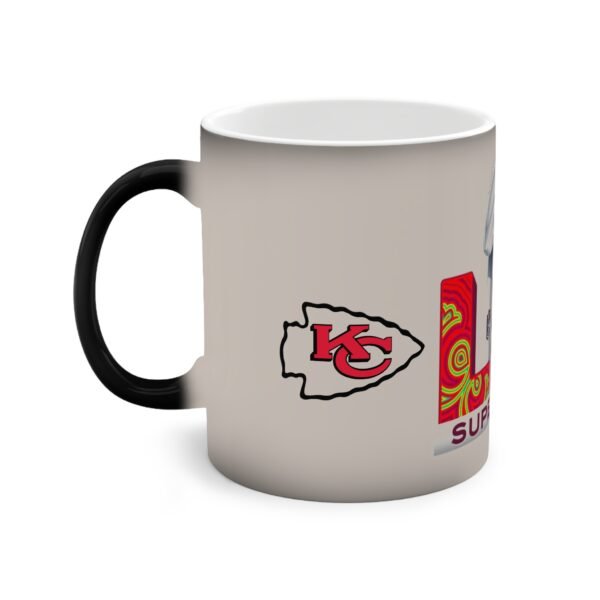 Eagles vs Chiefs 2025 Super Bowl LIX Color-Changing Mug, 11oz - Image 4