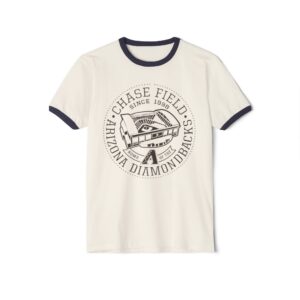 Arizona Diamondbacks Chase Field Unisex Cotton Ringer T-Shirt