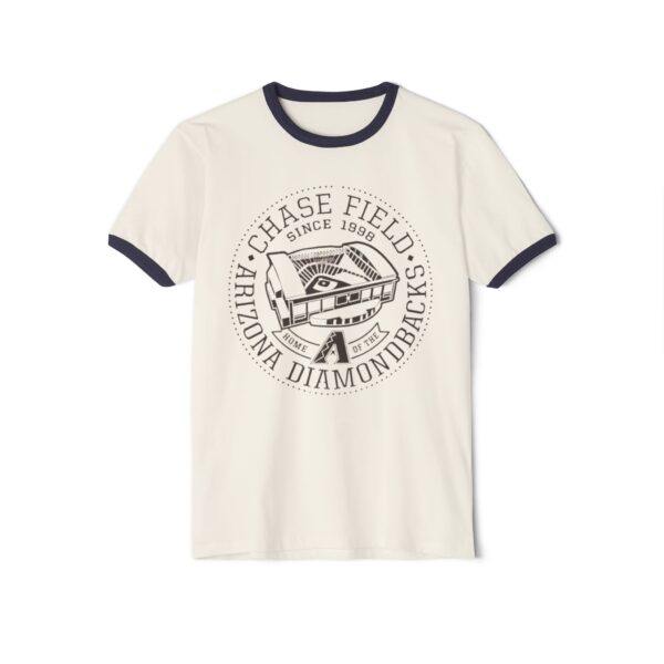 Arizona Diamondbacks Chase Field Unisex Cotton Ringer T-Shirt